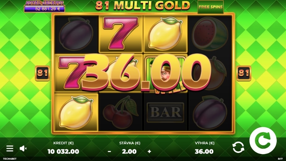 Téma a symboly 81 Multi Gold