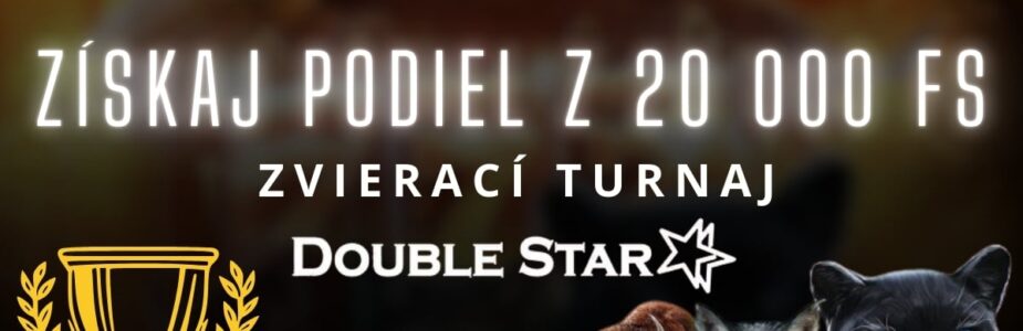 Zvierací turnaj v DoubleStar kasíne