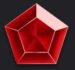 Symbol Červený päťuholník automatu 81 Diamonds od Tech4bet