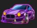 Symbol Fialové auto automatu Hyper Wheels od Tech4bet