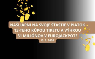 Kúp si tiket do Eurojackpotu aj v piatok 13-teho