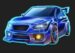 Symbol Modré auto automatu Hyper Wheels od Tech4bet
