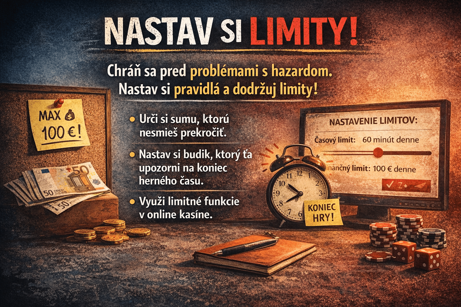 nastav si limity