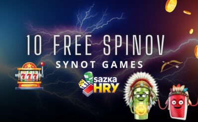 10 free spinov - novinky Synot v SazkaHry