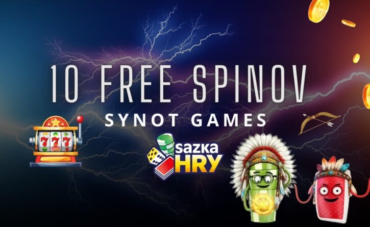 10 free spinov - novinky Synot v SazkaHry