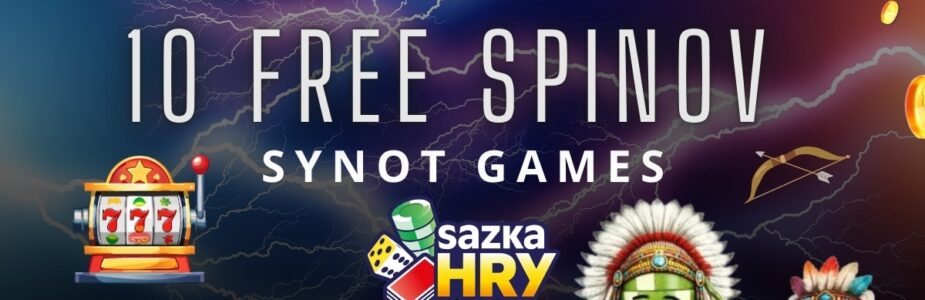 10 free spinov - novinky Synot v SazkaHry