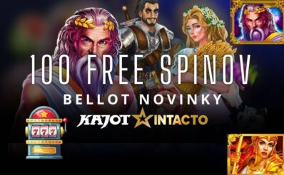 100 free spinov v KajotIntacto kasíne