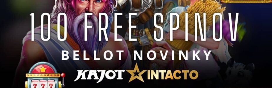 100 free spinov v KajotIntacto kasíne