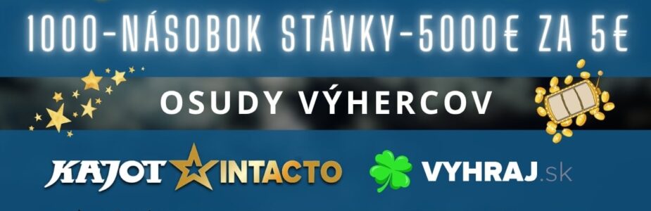 1000-násobok stávky v KajotIntacto kasíne