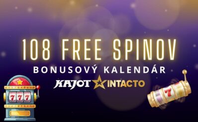 108 free spinov v KajotIntacto kasíne