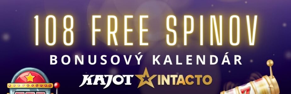 108 free spinov v KajotIntacto kasíne