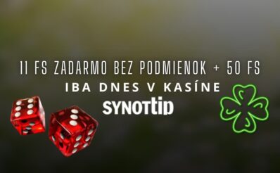 11 FS ZADARMO v Synottip kasíne