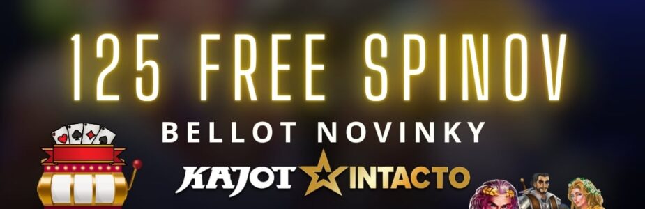 125 free spinov v KajotIntacto kasíne