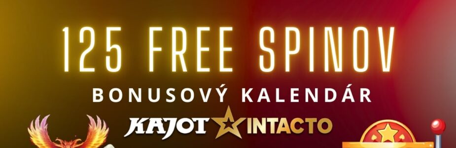 125 free spinov v KajotIntacto kasíne