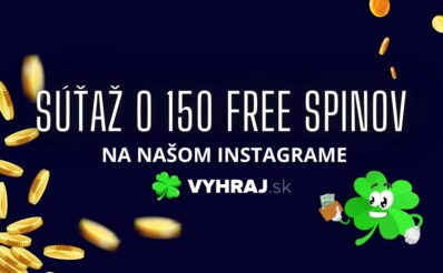 150 free spinov s Vyhraj.sk