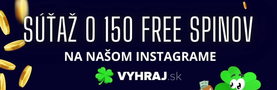 150 free spinov s Vyhraj.sk