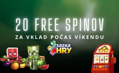 20 free spinov za vklad v SazkaHry