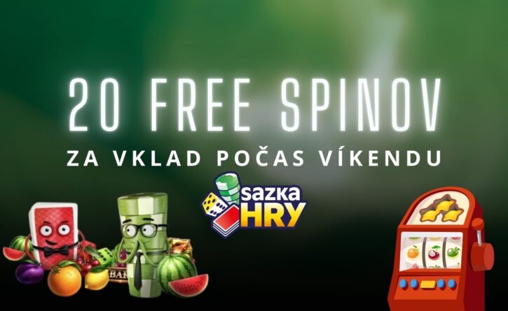 20 free spinov za vklad v SazkaHry
