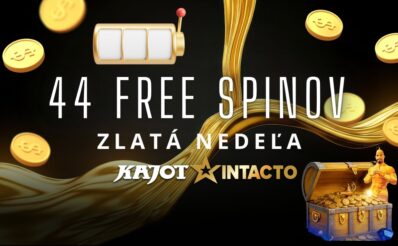 44 free spinov v KajotIntacto kasíne