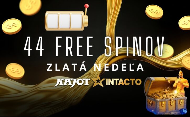 44 free spinov v KajotIntacto kasíne