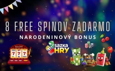 8 free spinov zadarmo v SazkaHry
