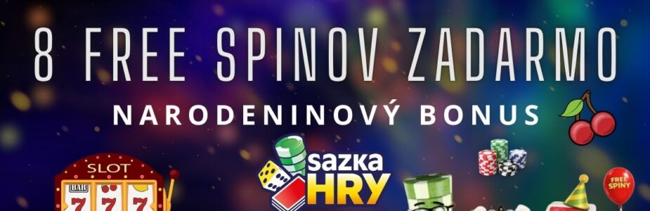 8 free spinov zadarmo v SazkaHry
