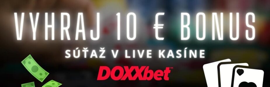 Bonus 10 € v Doxxbet kasíne