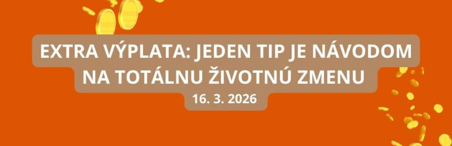Na pondelkové žrebovanie Extra výplaty sa všetci tešia