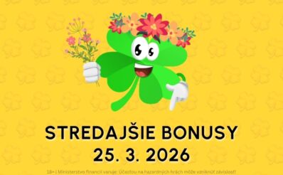 Free spiny a bonusy dnes 25. 3. 2026