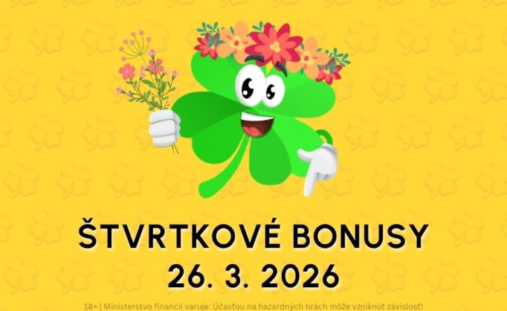 Free spiny a bonusy dnes 26. 3. 2026