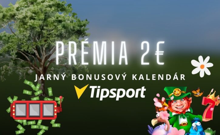 Jarný kalendár - Získaj 2 € v Tipsport kasíne