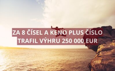Keno 10 má nového výhercu z Nitrianskeho kraja