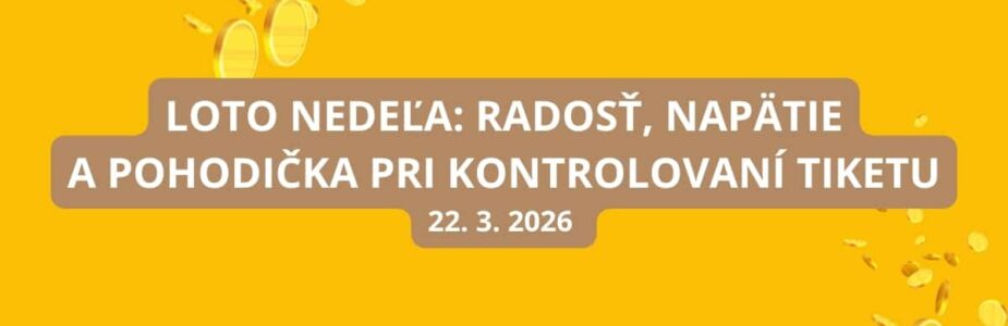 Loto nedeľa je tu o chvíľu zas