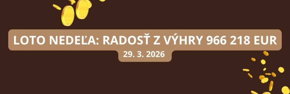 Loto výhry prichádzajú aj v nedeľu