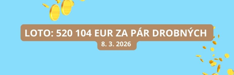 Mega Loto žrebovanie čaká znova v nedeľu