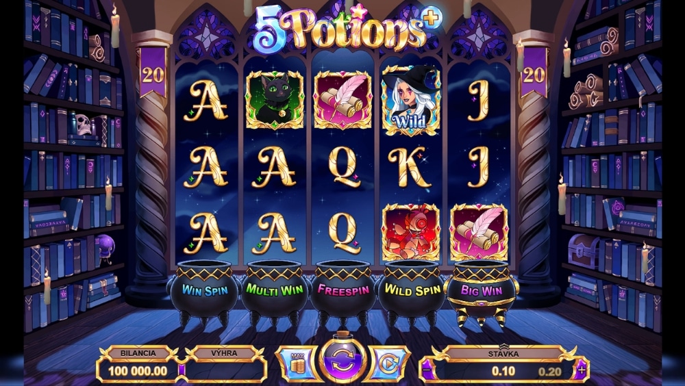 Online automat 5 Potions+