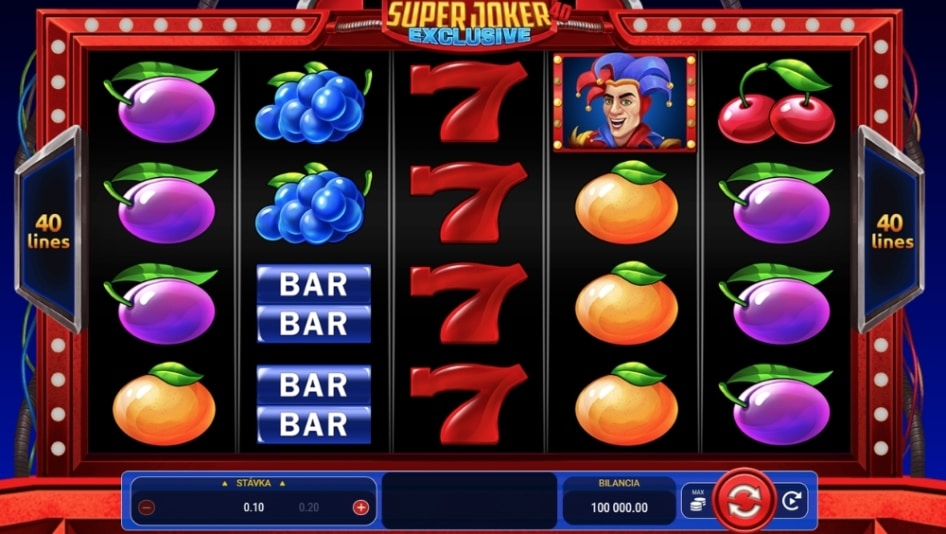 Super Joker 40 Exclusive od Bellot