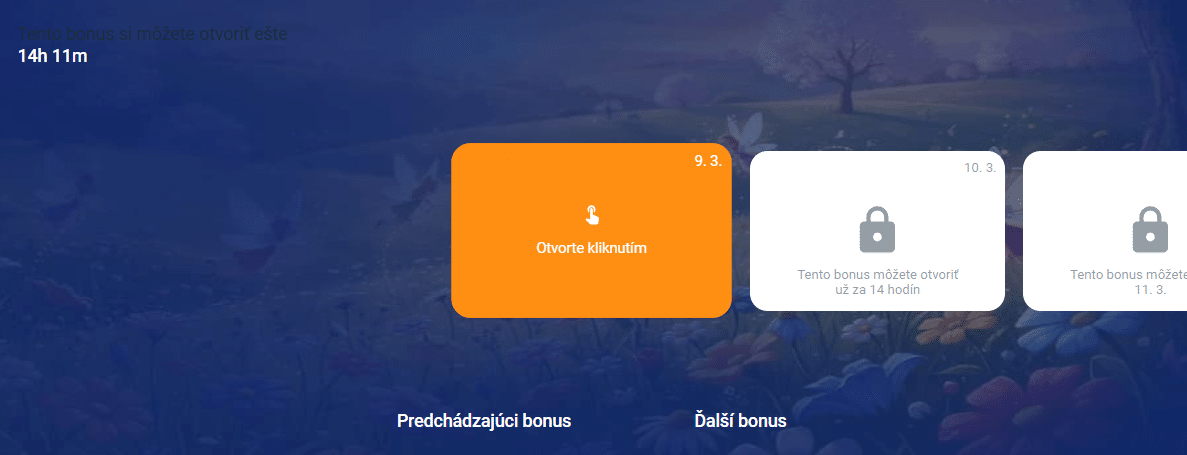 Otvor bonus v kasíne