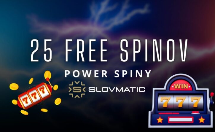 Power spiny - 25 free spinov v Slovmatic