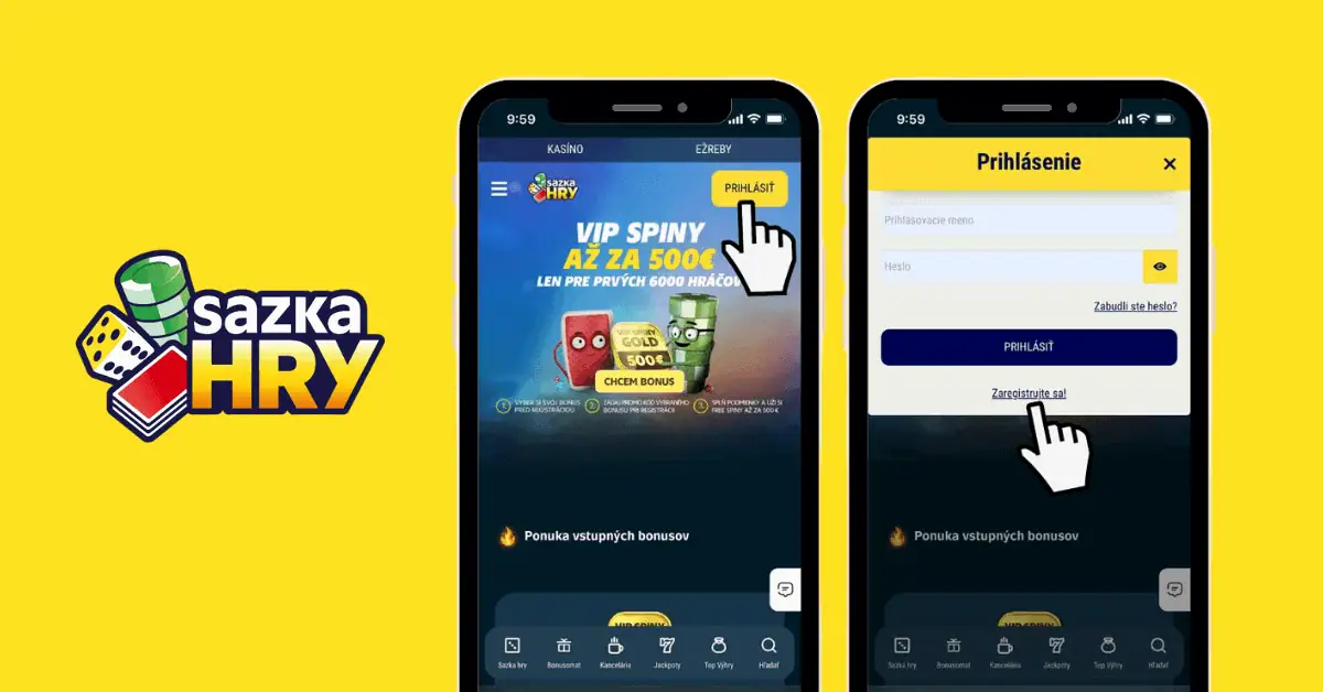 Registrácia v mobile