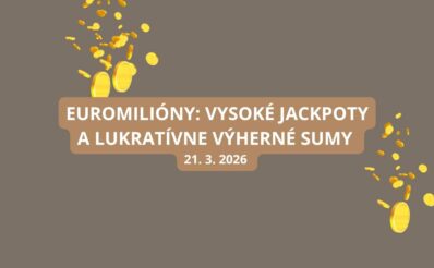 Sobotné žrebovanie Euromiliónov sa blíži