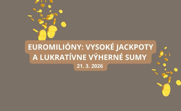 Sobotné žrebovanie Euromiliónov sa blíži