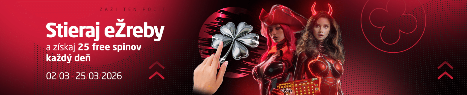 Stieraj e-žreby v Synottip kasíne