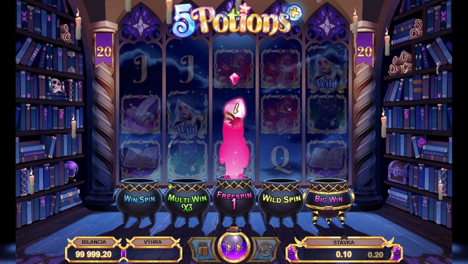 Téma a symboly 5 Potions+