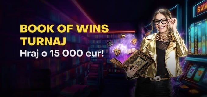 Turnaj Book of Wins vo Fortune