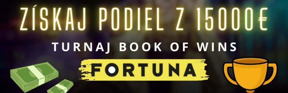 Turnaj Book of Wins vo Fortune