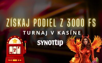 Turnaj o 3000 free spinov v Synottip kasíne