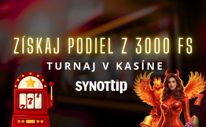 Turnaj o 3000 free spinov v Synottip kasíne