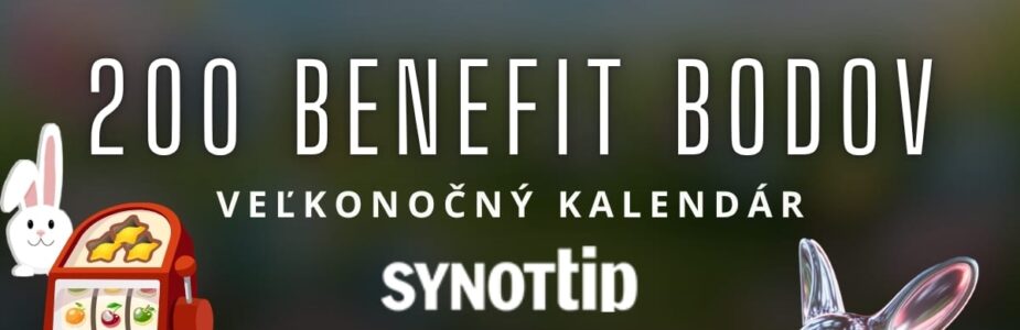 200 Benefit bodov v Synottip kasíne