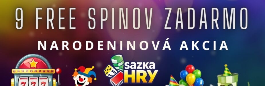 9 free spinov bez podmienok v SazkaHry